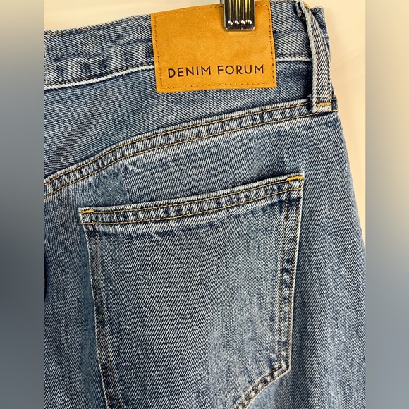 Aritiza Denim Forum Marianne mid loose flare jeans size 38 32 long - Picture 5 of 7